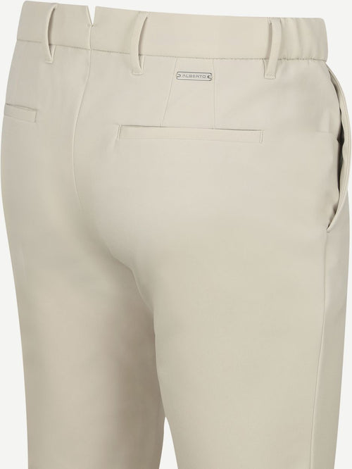 Alberto move performance chino off white | Slim-fit