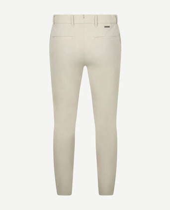 Alberto move performance chino off white | Slim-fit