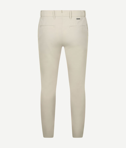 Alberto move performance chino off white | Slim-fit