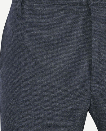 Alberto rob broek wol donkerblauw | Slim-fit