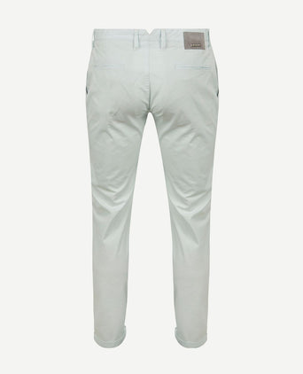 Alberto rob chino premium cotton lichtblauw | Slim-fit