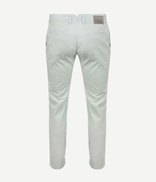 Alberto rob chino premium cotton lichtblauw | Slim-fit