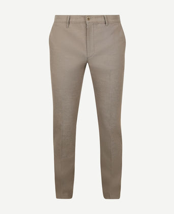 Alberto rob chino taupe | Slim-fit