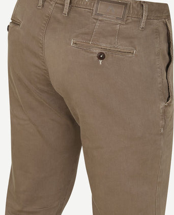 Alberto rob stretch chino beige | Slim-fit