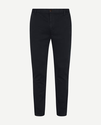 Alberto rob stretch chino donkerblauw | Slim-fit