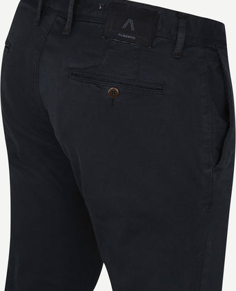 Rob stretch chino donkerblauw