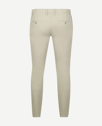 Alberto rob stretch chino off white | Slim-fit