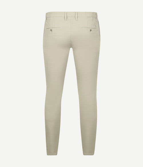Alberto rob stretch chino off white | Slim-fit