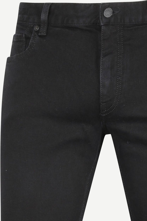 Alberto slim ds dual flex denim zwart