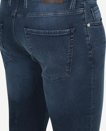 Alberto slim dual flex denim donkerblauw