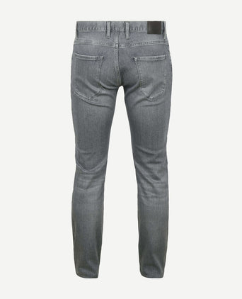 Slim dual flex denim grijs