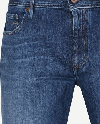 Alberto slim organic denim dark blue