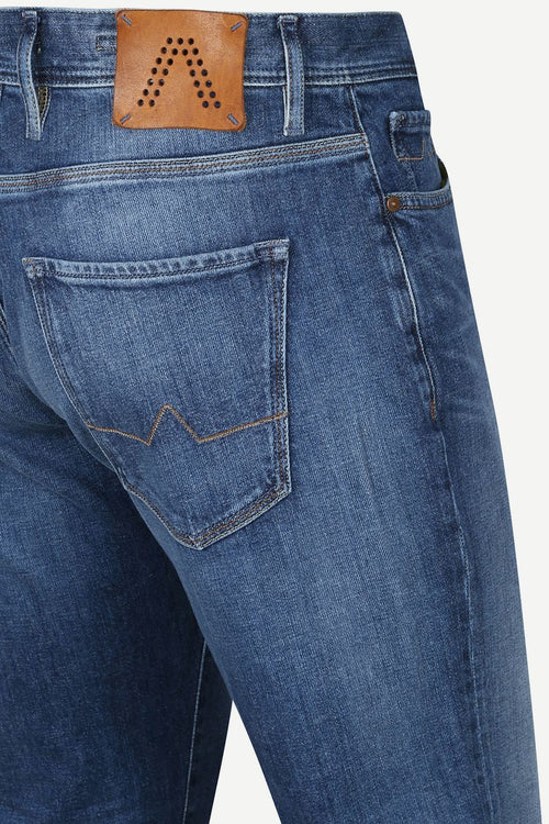 Alberto slim organic denim dark blue