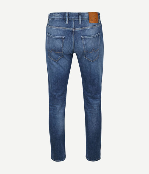 Alberto slim organic denim dark blue