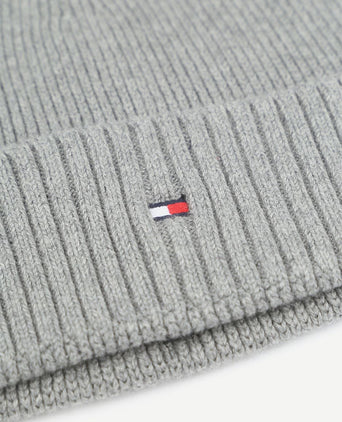 Tommy Hilfiger knitted muts grijs