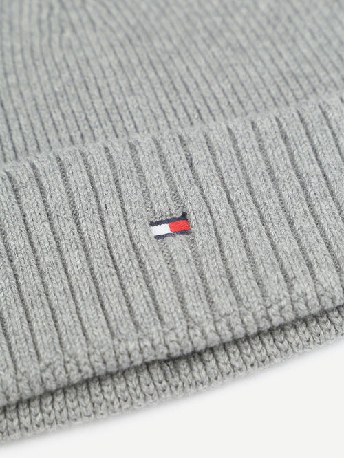Tommy Hilfiger knitted muts grijs