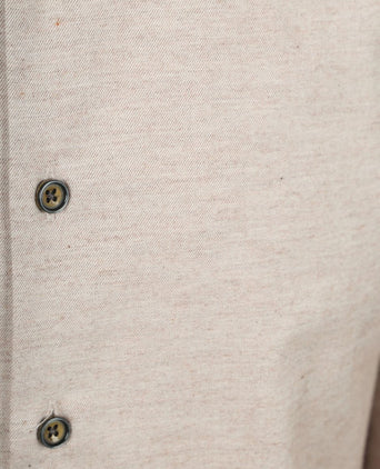 State of Art heavy twill overhemd beige | Regular-fit