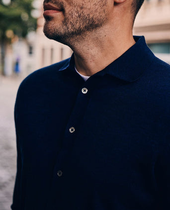 Cardigan shirt merino antraciet