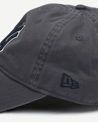 Ny yankees cap washed grijs