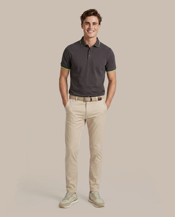 Fluo b polo antraciet