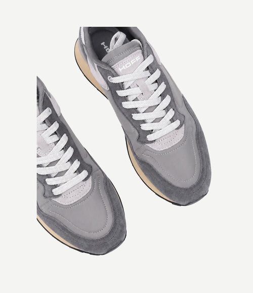 Sneaker city retro suede antracite