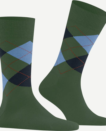 Burlington wol Edinburgh groen 7045