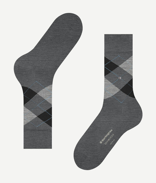 Burlington wol Edinburgh grijs 3180