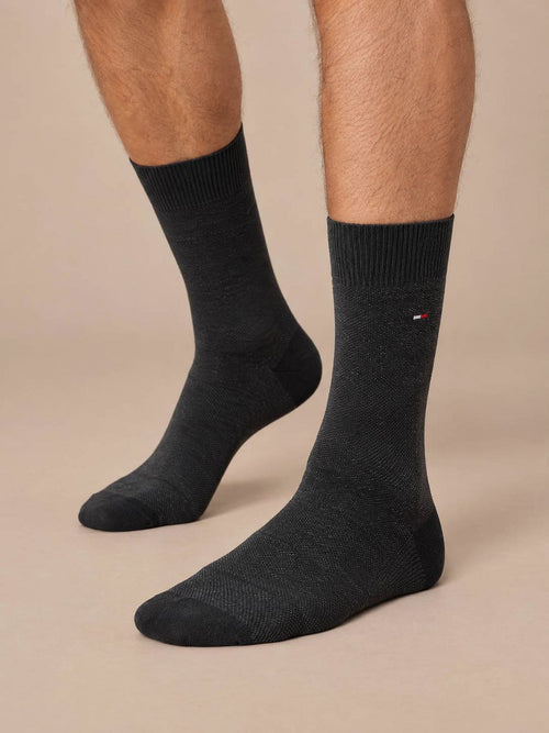 (2-pack) sokken birdseye zwart