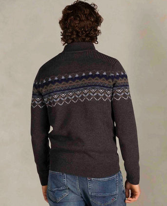 Pullover iker nordic wool blend hazel