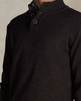 Pullover mocker adan antraciet