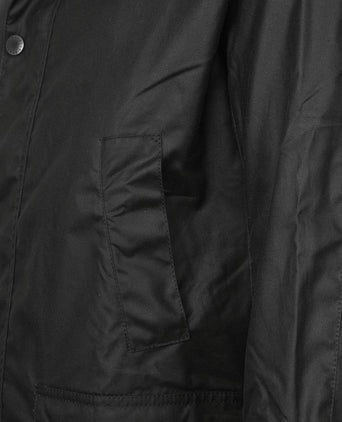 Ashby wax jas donkerblauw