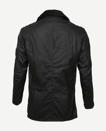 Ashby wax jas donkerblauw