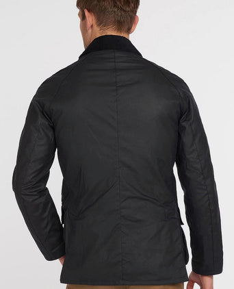 Ashby wax jas donkerblauw