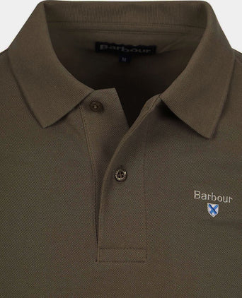 Basic polo legergroen