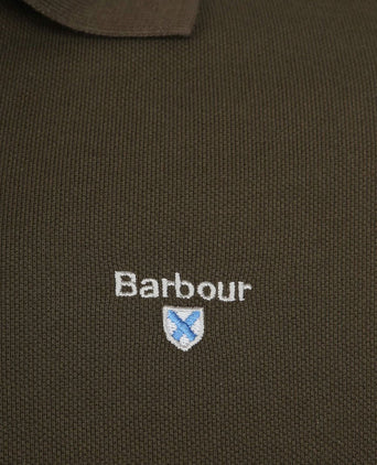 Basic polo legergroen