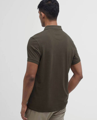 Basic polo legergroen