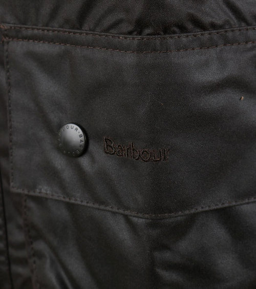 Barbour Beaufort wax jas bruin | Regular-fit