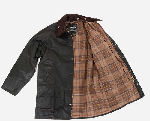Barbour Beaufort wax jas bruin | Regular-fit
