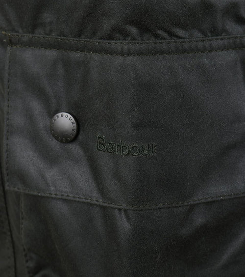 Barbour Beaufort wax jas groen | Regular-fit