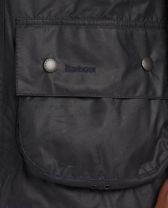 Bedale wax jas donkerblauw