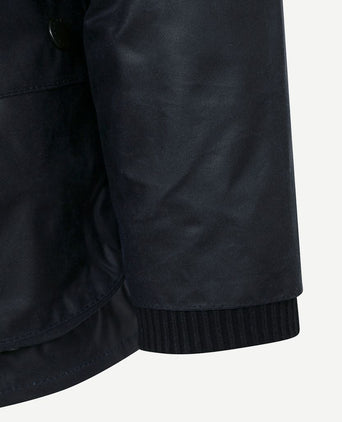 Barbour Bedale wax jas donkerblauw | Regular-fit