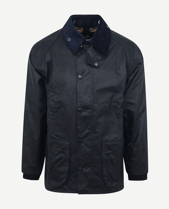 Barbour Bedale wax jas donkerblauw | Regular-fit