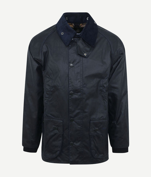 Barbour Bedale wax jas donkerblauw | Regular-fit