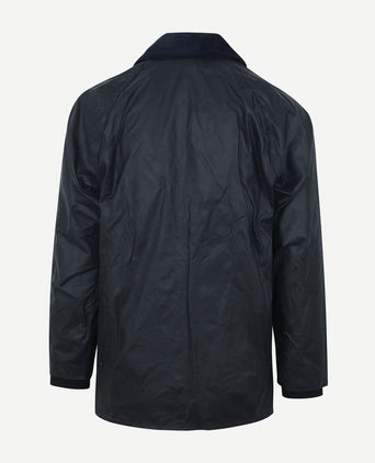 Barbour Bedale wax jas donkerblauw | Regular-fit