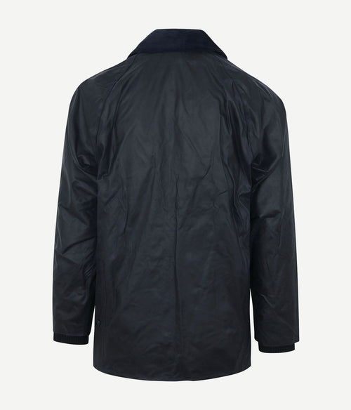 Barbour Bedale wax jas donkerblauw | Regular-fit