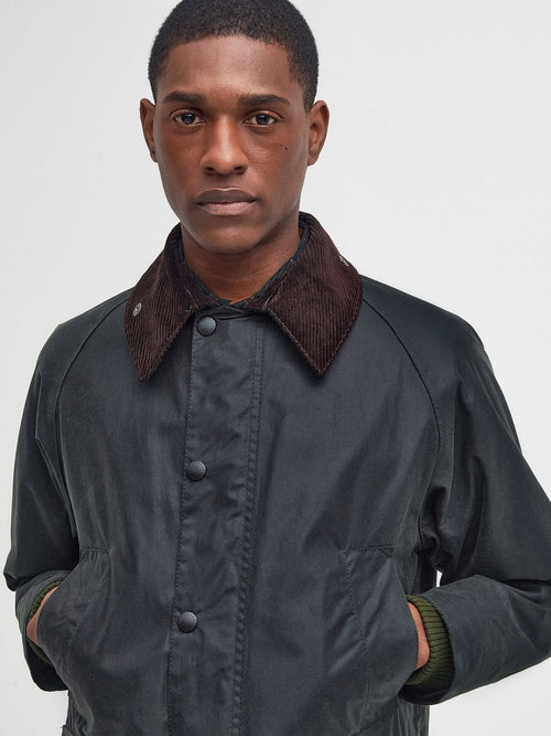 Barbour Bedale wax jas donkergroen | Regular-fit