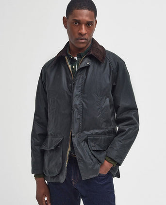 Barbour Bedale wax jas donkergroen | Regular-fit