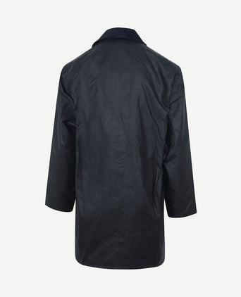 Border wax jas blauw