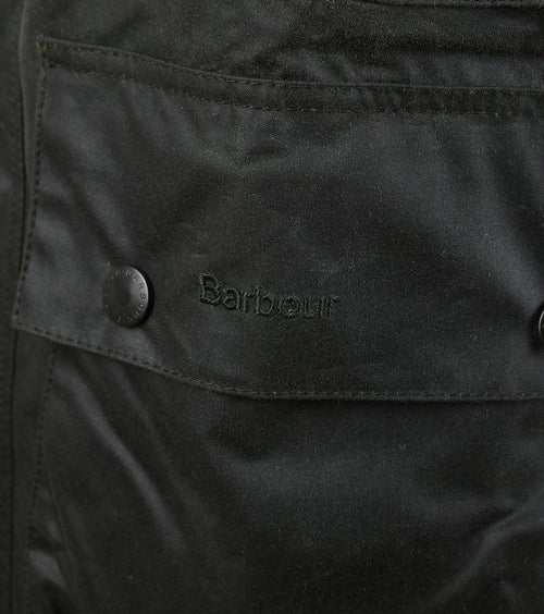 Barbour Border wax jas groen | Regular-fit