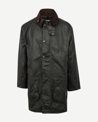 Border wax jas groen